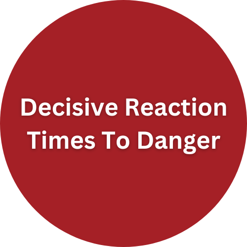 Decisive Reaction Times To Danger